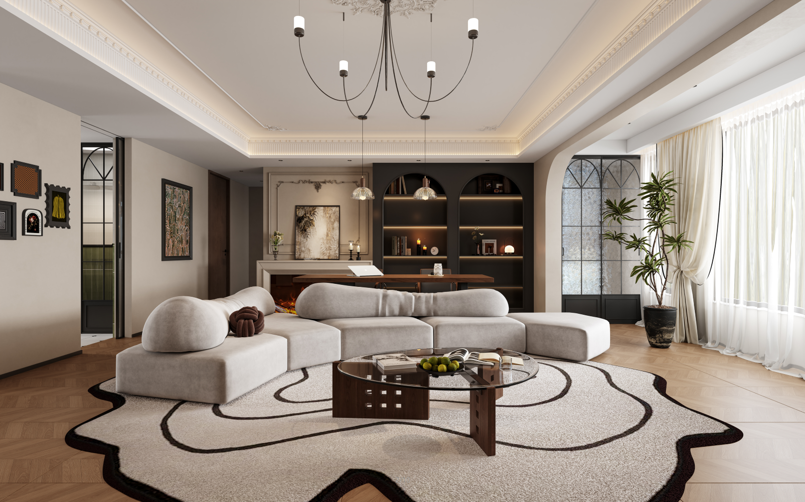 法式中古效果表现-1