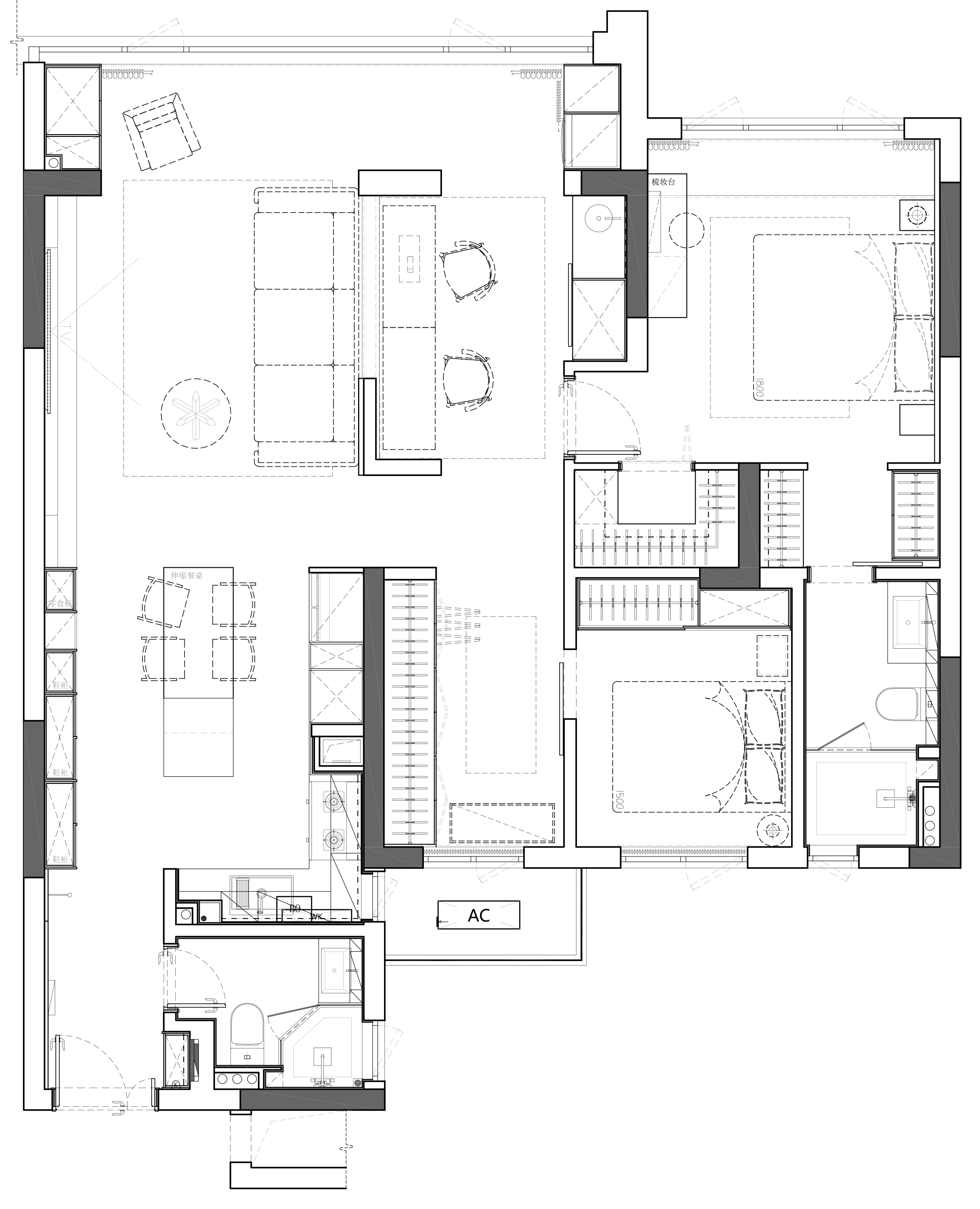 浙江荣盛江荣府111㎡·革新家的空间秩序丨中国杭州丨菲拉设计-34