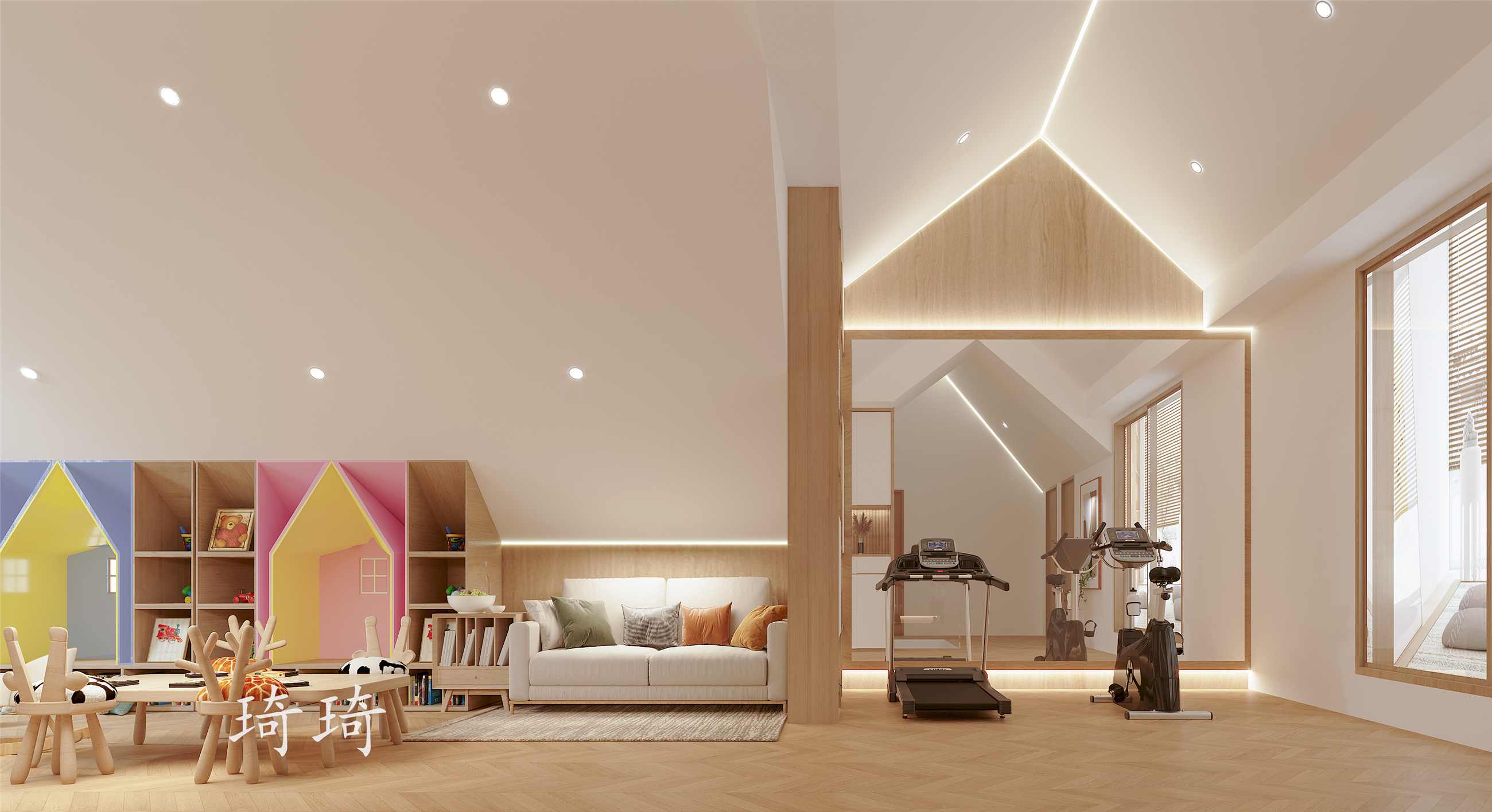 日式原木风温馨小家设计-6