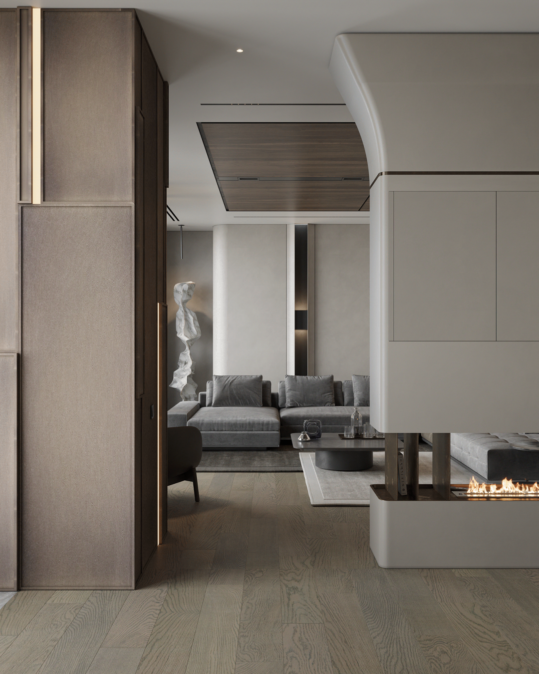 低调奢华的顶层公寓设计丨Diana Stoieva-5