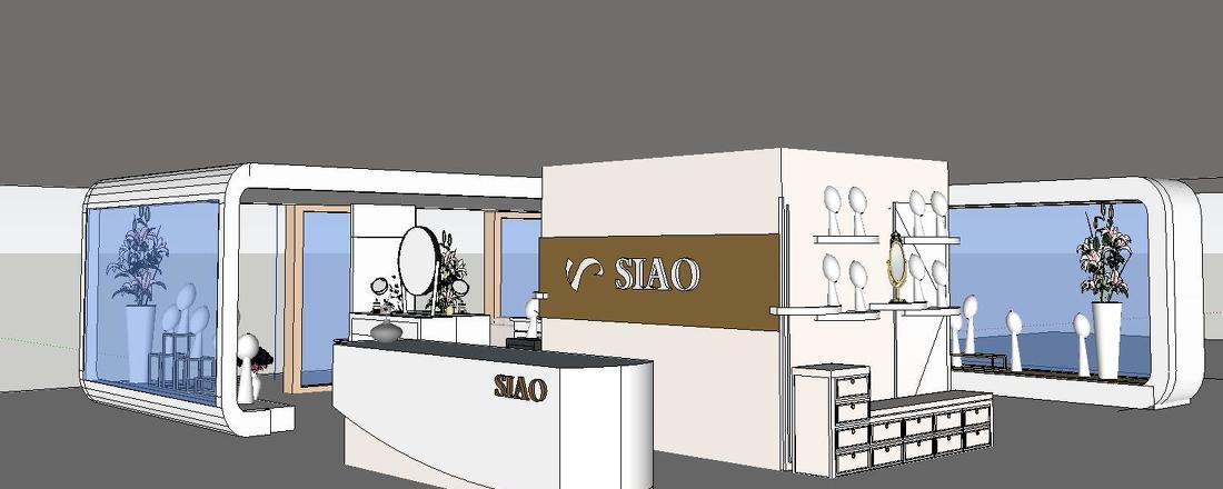 双色假发店 | 玫瑰金与白色的清爽空间设计-12