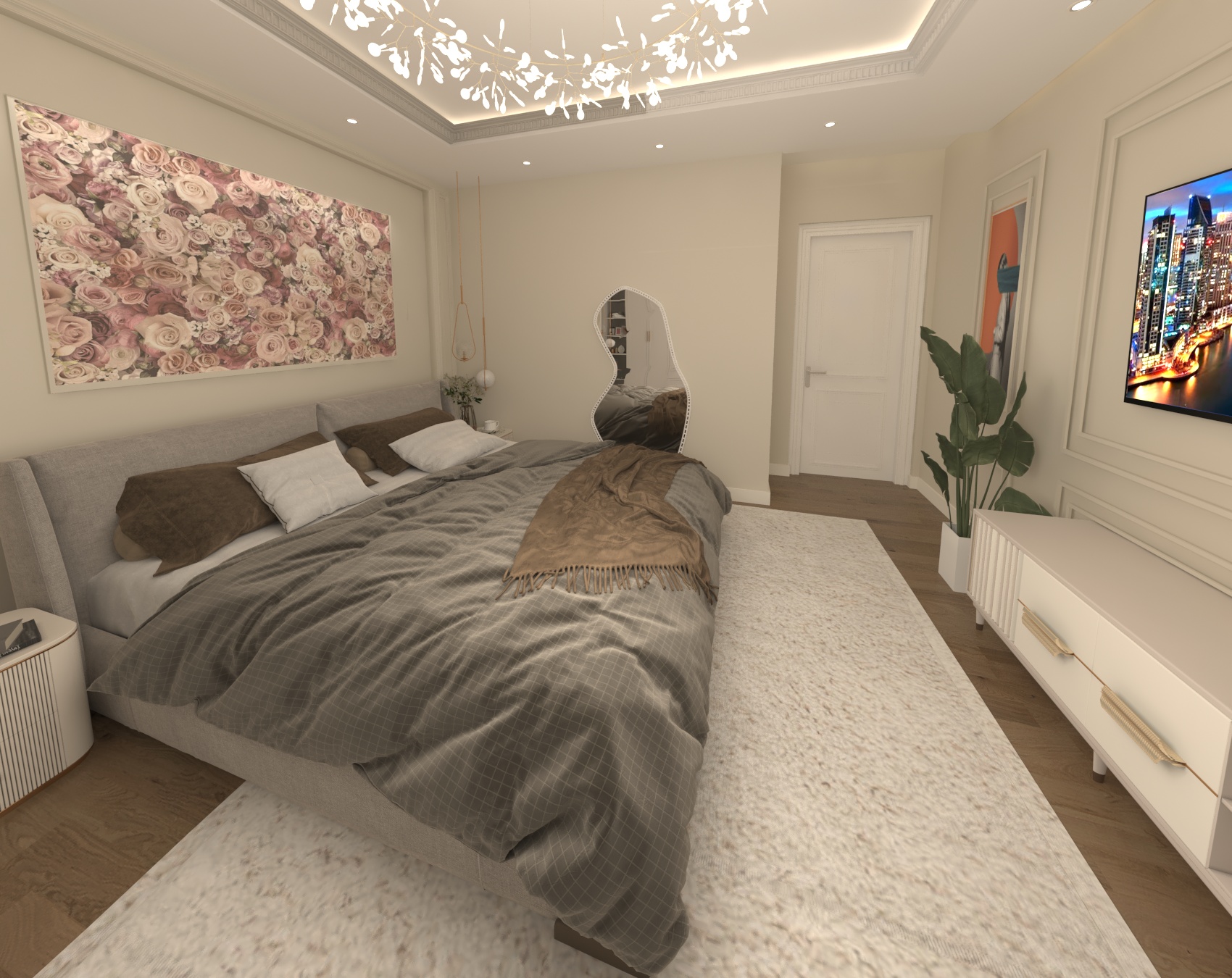 Smouha主卧丨埃及亚历山大-7