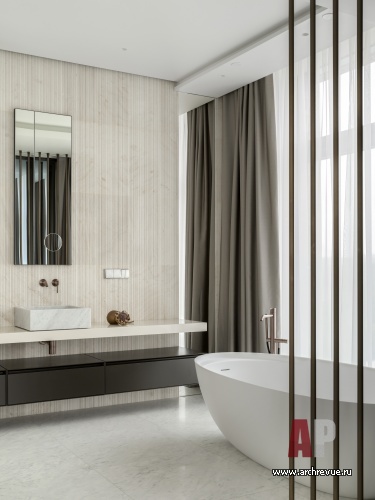 ЖК «Воробьев дом» 200平公寓室内设计-36