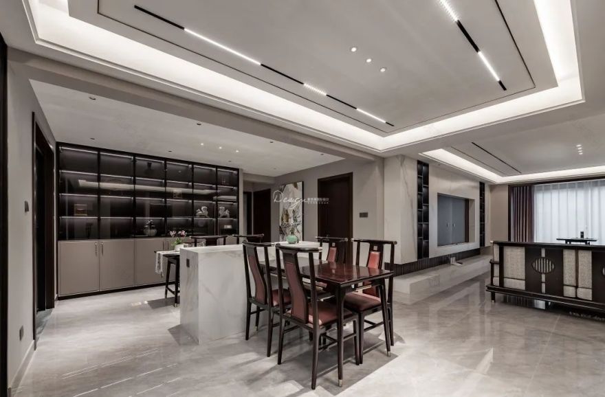 西海南新中式雅居丨紫苹果国际设计-32