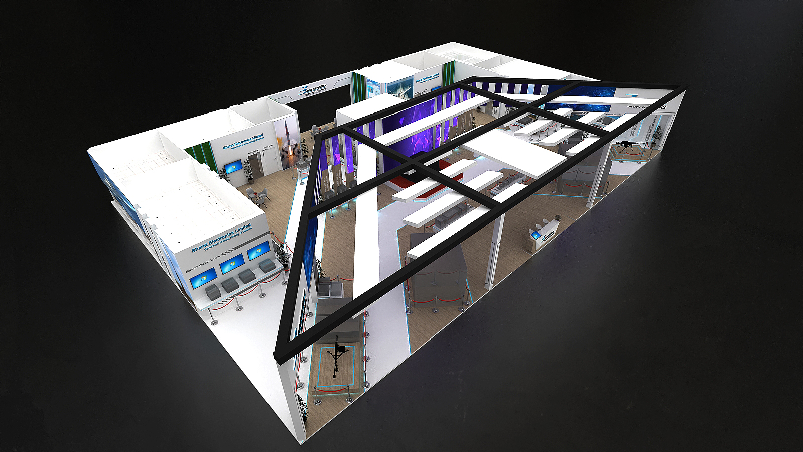 Concept design for BEL for Aero india 2023-20