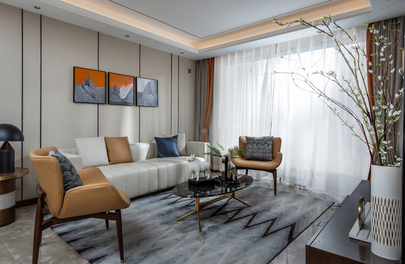 融侨郑州融侨府高层133户型样板间——龙舌兰日出主题设计-16
