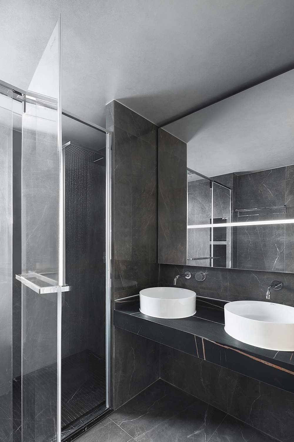 极简黑白,打造轻盈自在的生活空间丨中国淮安丨CX.D 辰夏空间规划-21