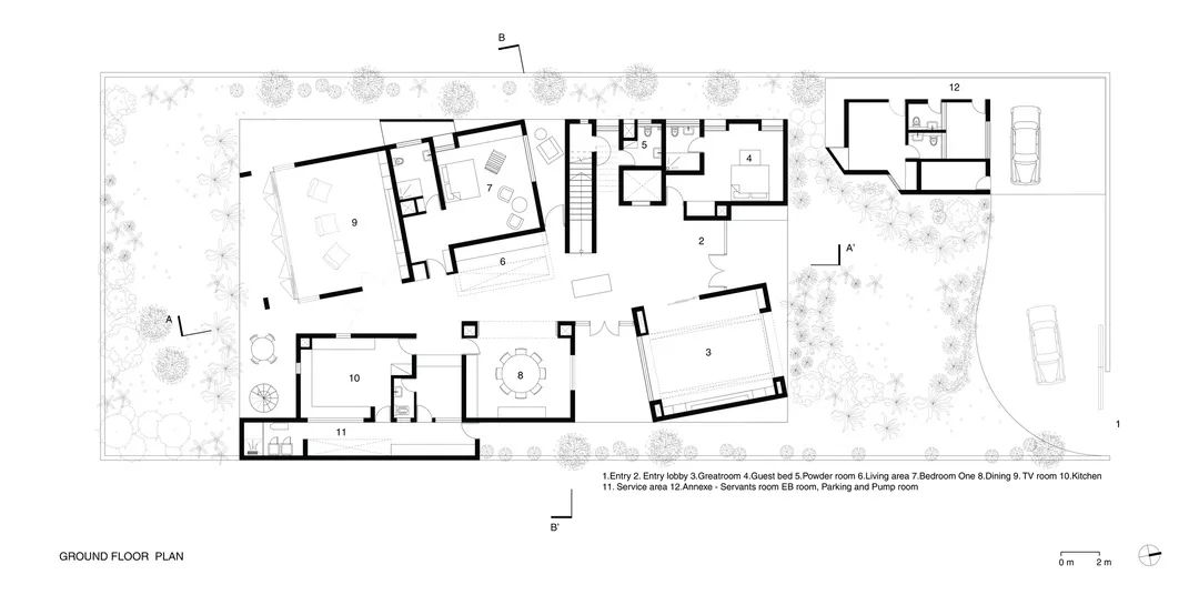 窄砖房丨印度特里凡得琅丨Srijit Srinivas  ARCHITECTS-80