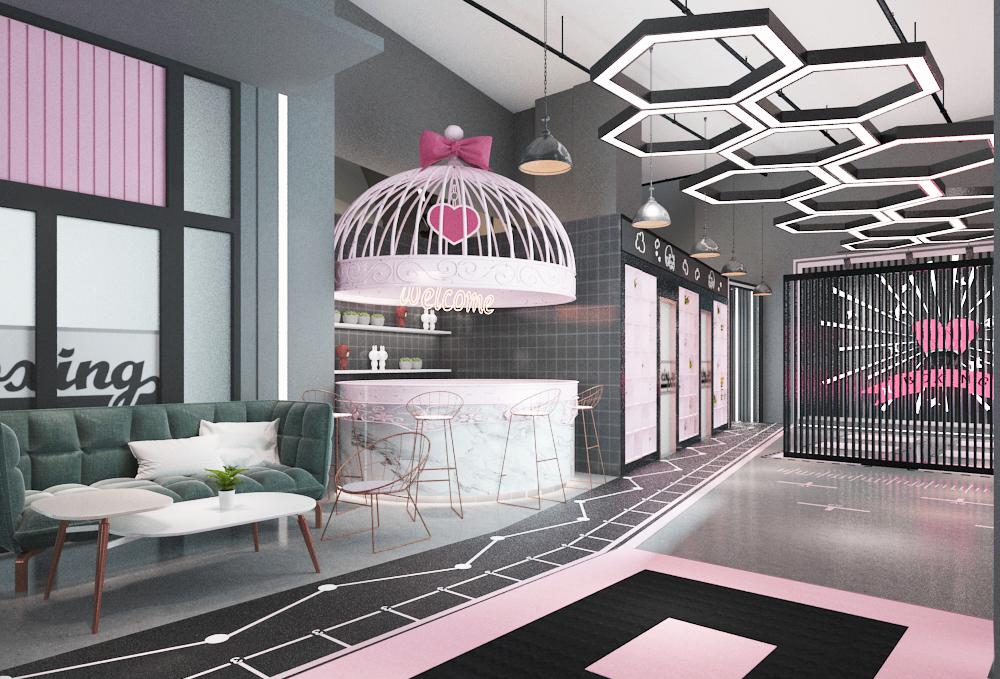 
女子儿童格斗馆设计 -5