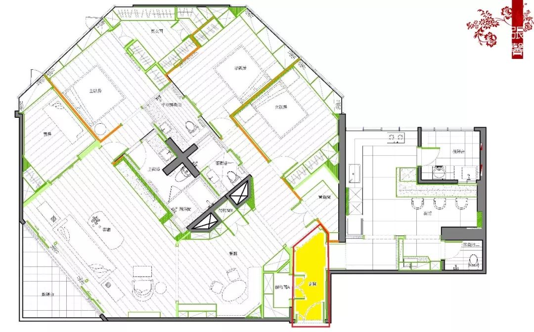 【空间故事】30年老屋，钻石格局的美式典雅-3