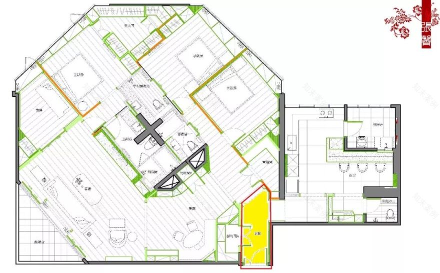 【空间故事】30年老屋,钻石格局的美式典雅-3