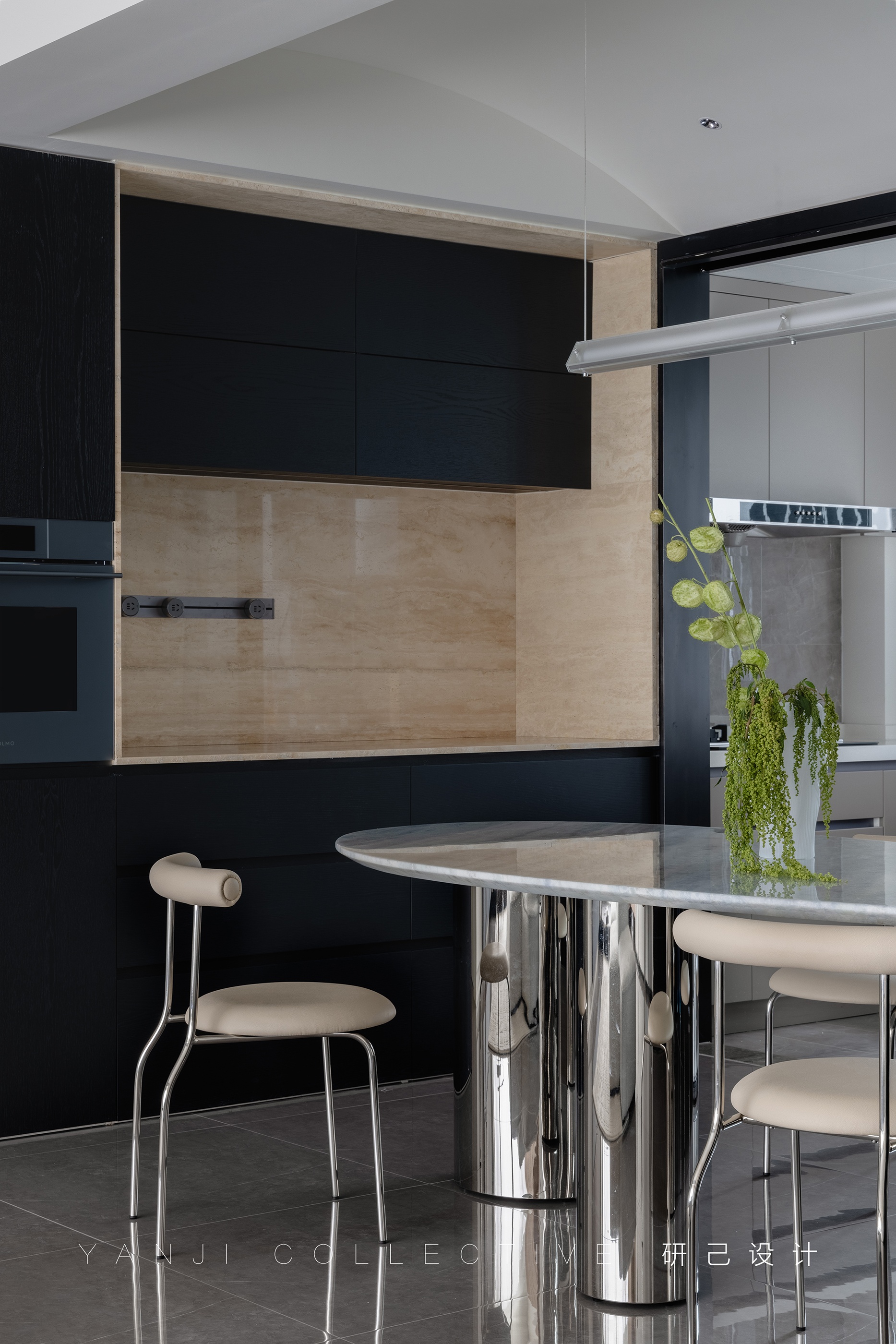研己实景·142平精装修改造蓝调新家丨中国北京丨研己设计-17