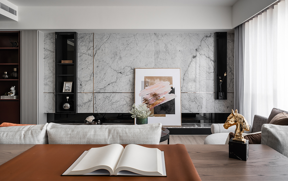 97㎡轻奢风两居室-9