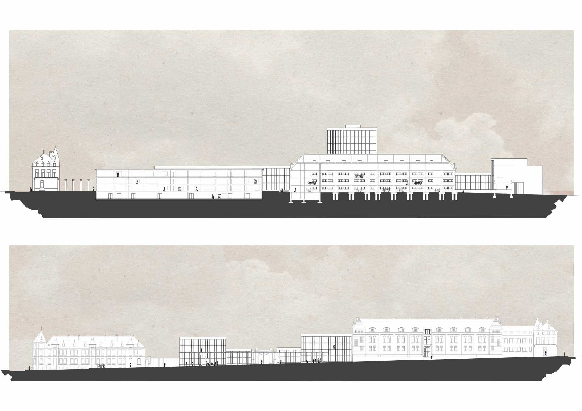“Crown Barracks”从军事营房到大学校园改造丨比利时-66