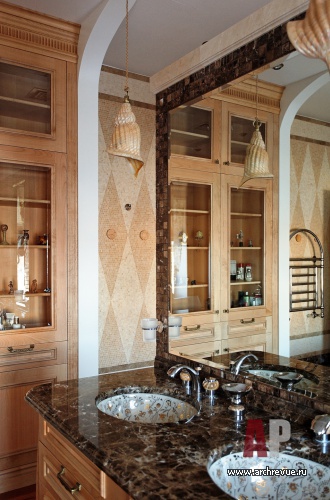 带古典元素的三层郊区别墅室内设计丨Абрамов Константин,Воронцова Ирина-39