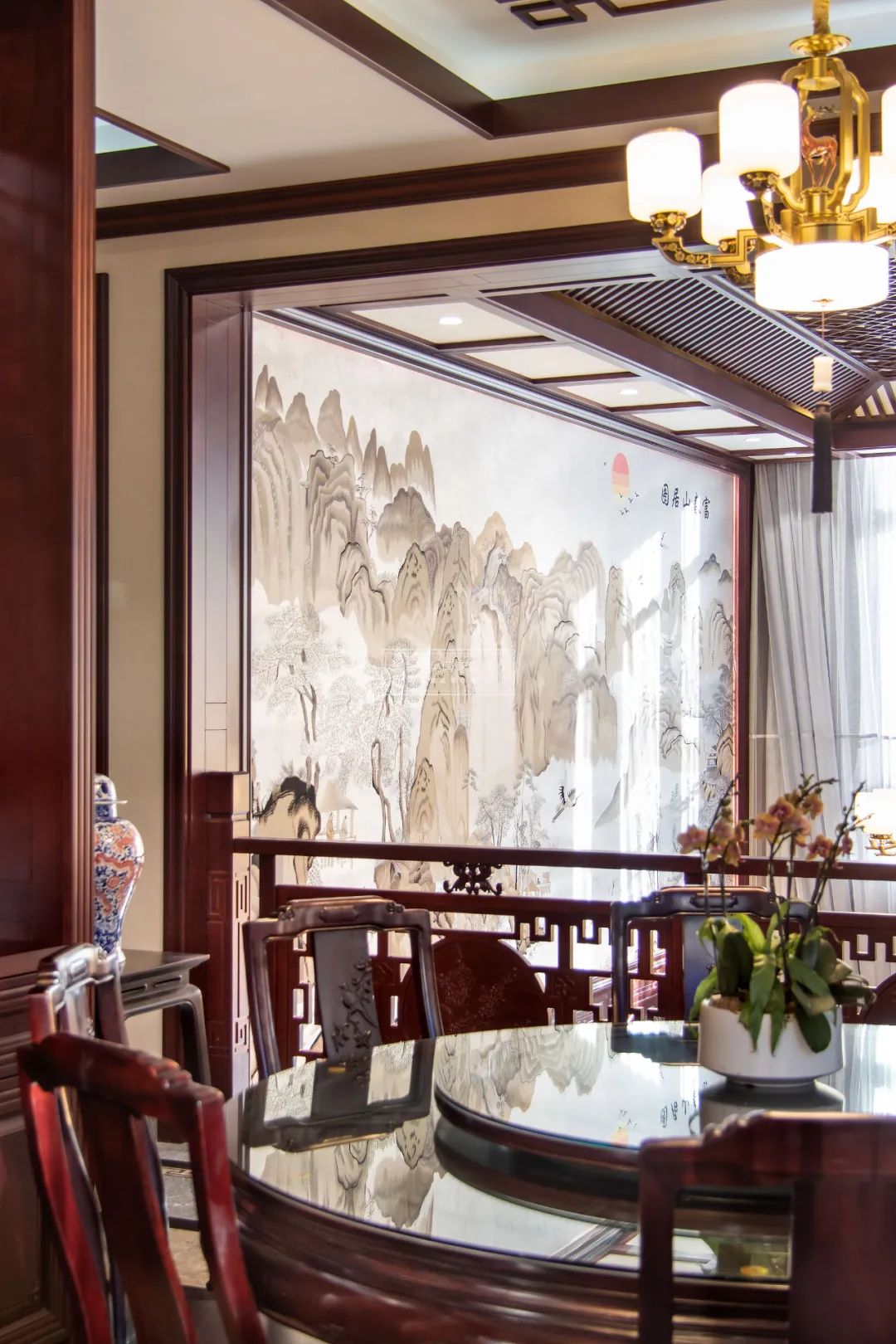 时光里的优雅邂逅·品味中式家居之美丨紫苹果装饰集团-40