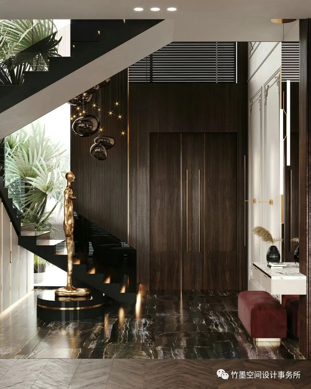 《竹墨空间设计有限公司》 | 低调奢华,诠释现代生活美学-27
