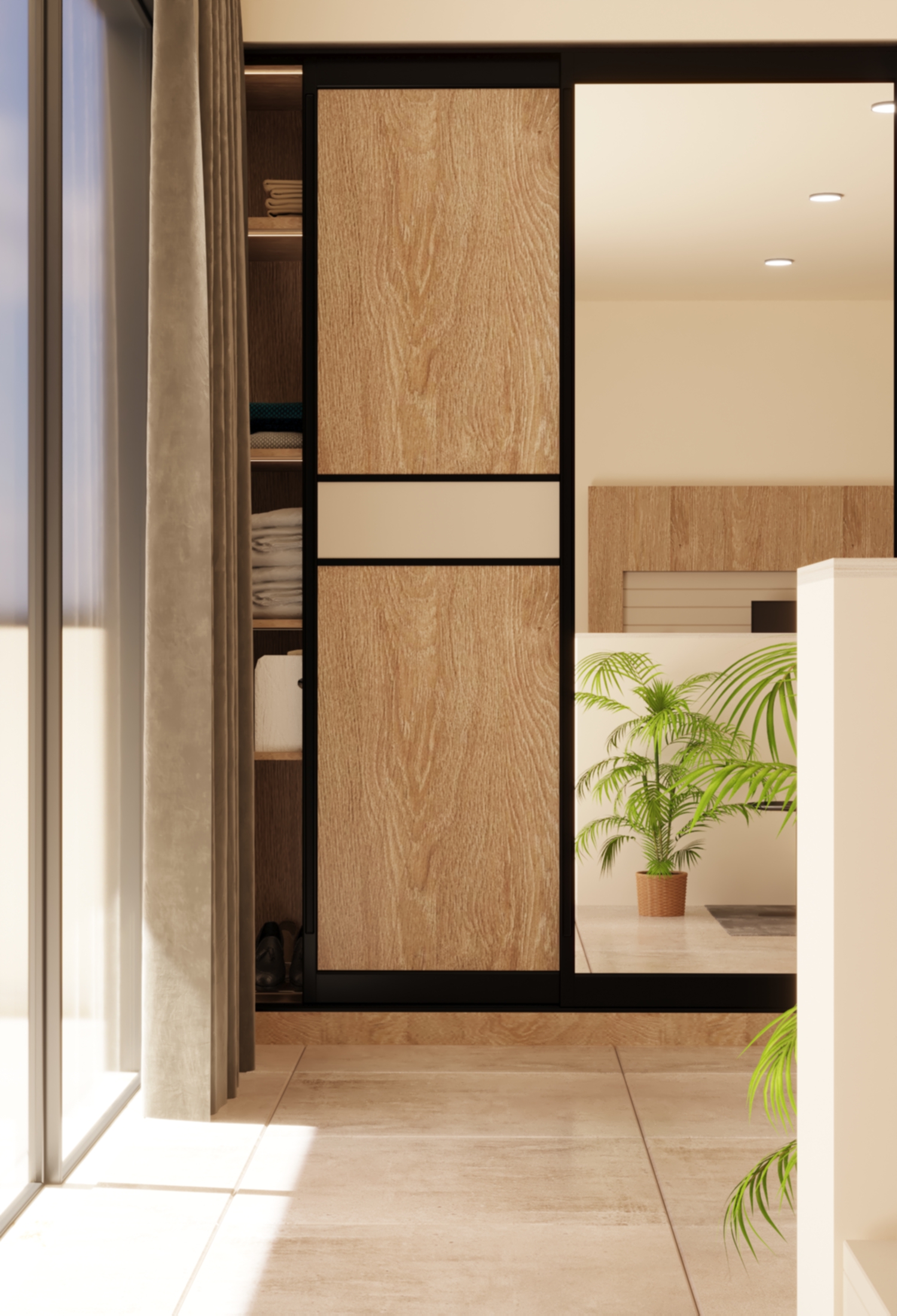 Sliding Door Wardrobe-12