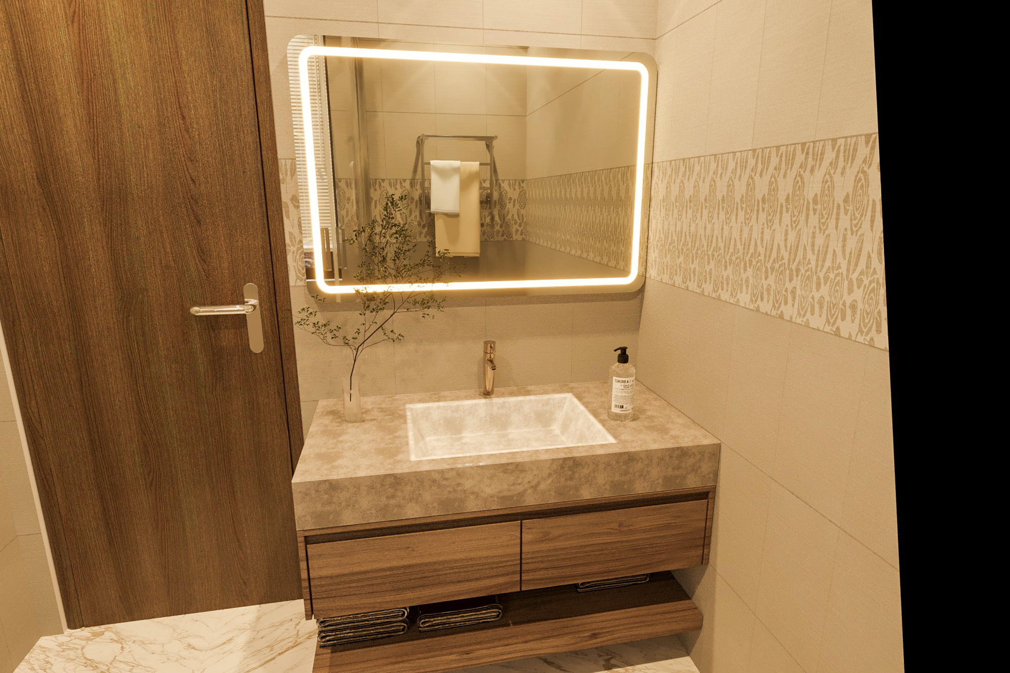 3D Interior Apartment Modern 2022-16