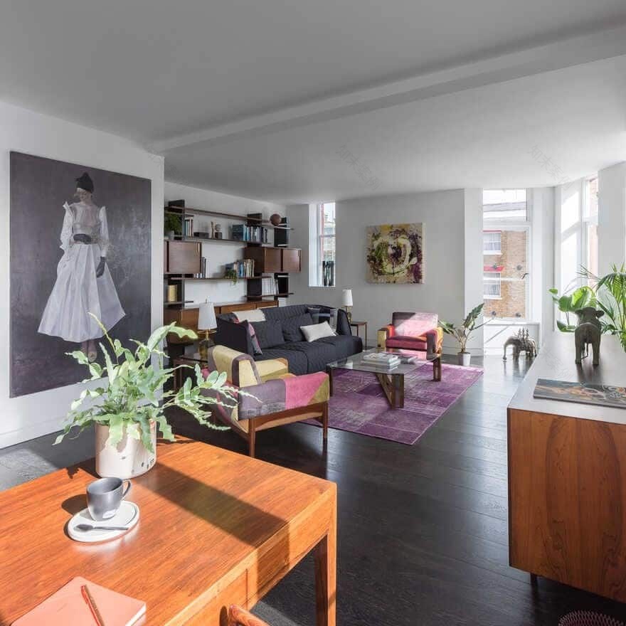 伦敦市中心公寓大规模翻新及室内装修丨英国伦敦丨MATA Architects-22