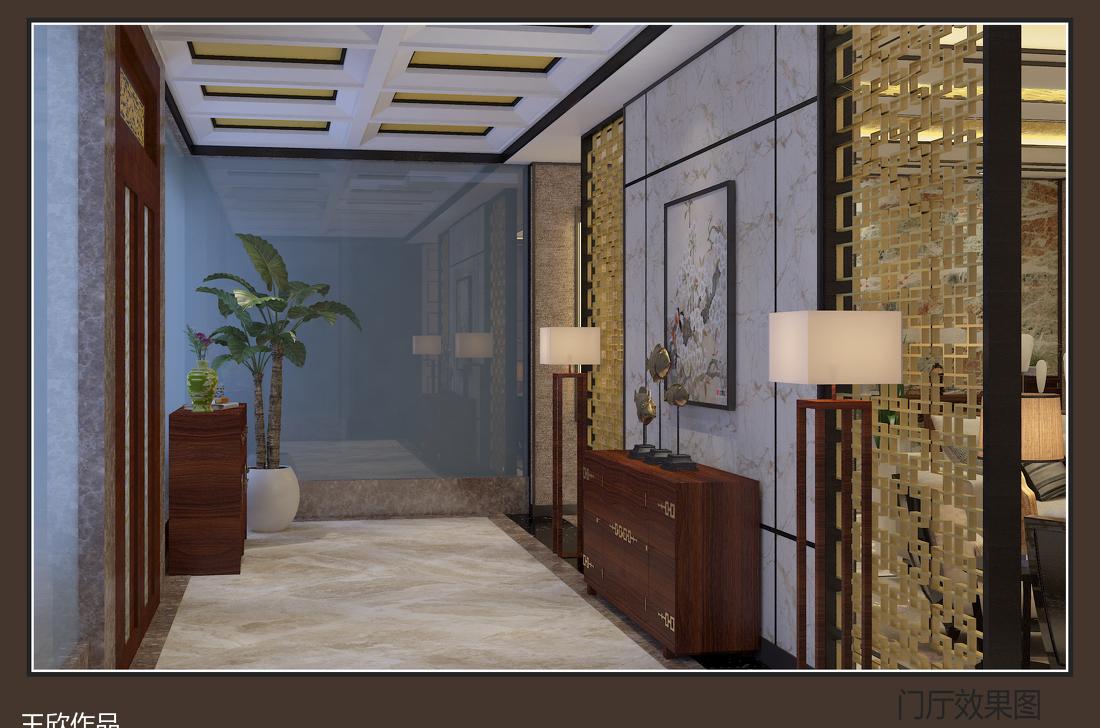 鹭洲府邸新中式风 演绎东方美学-1