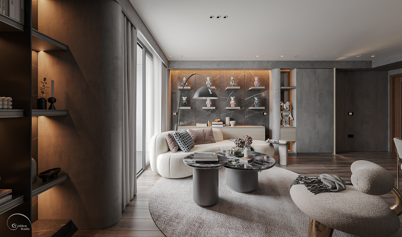 超有设计感的公寓设计 每一处细节尽显高级！-3
