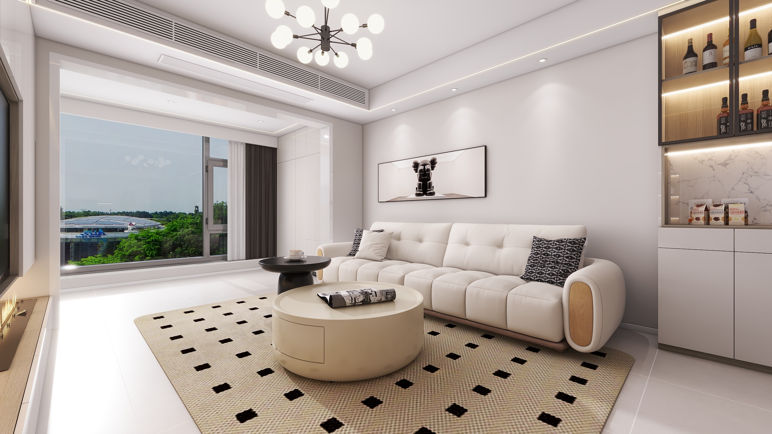 湖南张家界博泰状元府（118平方现代简约三居室）-9