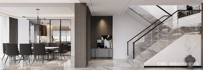 300万元别墅豪宅460平米装修案例丨璞旭设计|龙腾阁叙-11