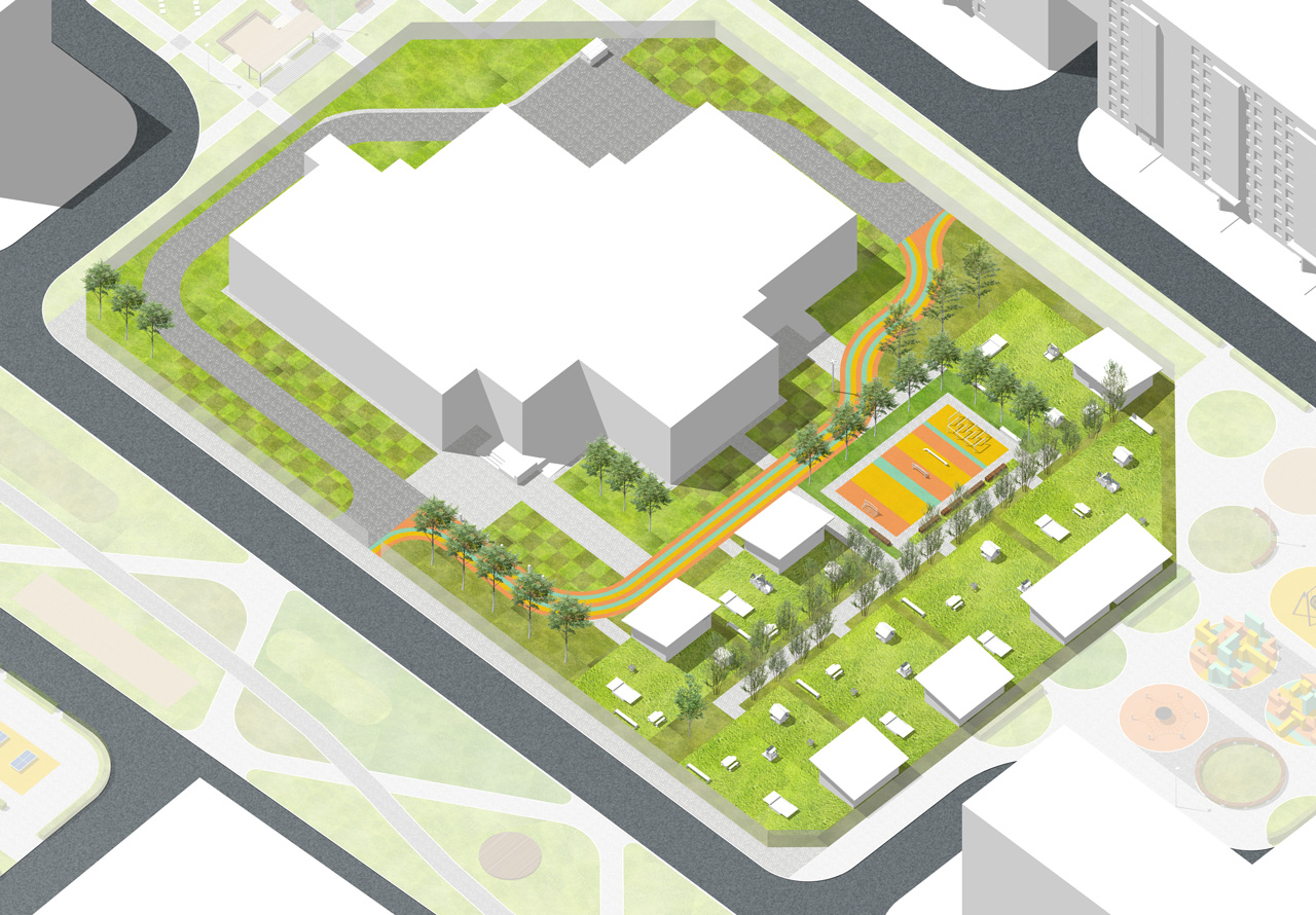 “Новомолоково” 第二阶段舒适级住宅综合体景观设计丨俄罗斯莫斯科丨Megabudka 建筑事务所-66