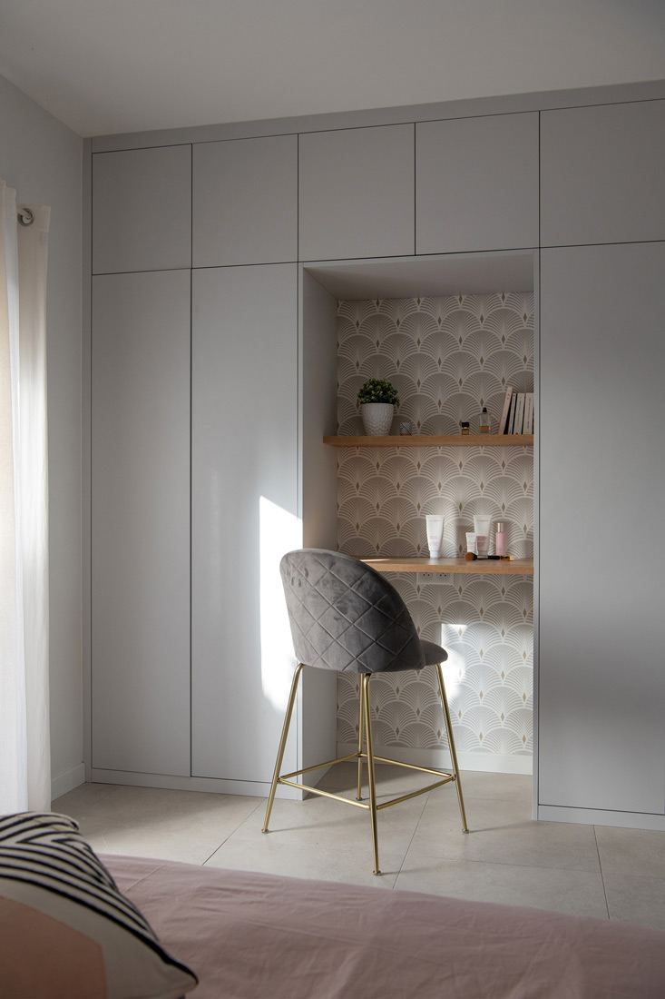 村庄房屋改造成现代别墅项目丨法国丨Soleil Noir（室内建筑师）,Skéa Designer-48