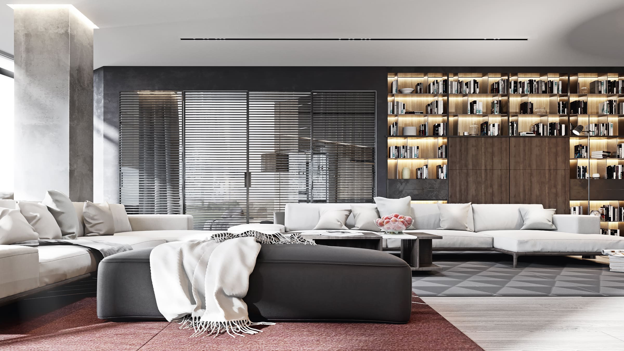 乌克兰基辅 260㎡住宅设计-2