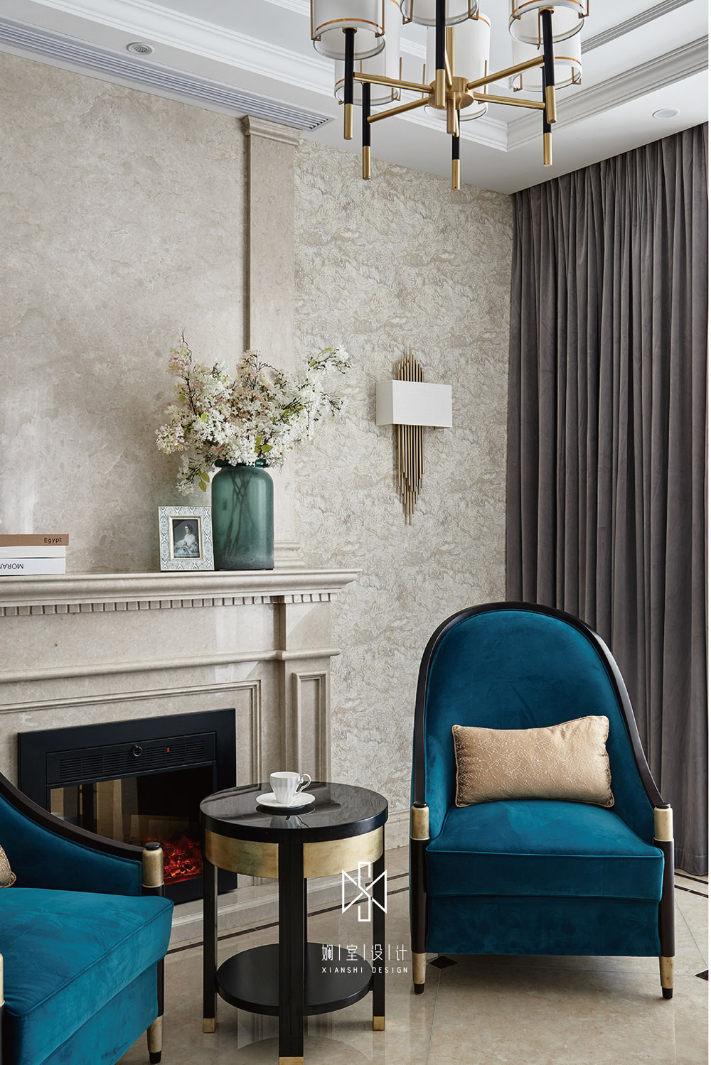 千岛湖玫瑰园 | 现代美式家居的优雅与精致-8