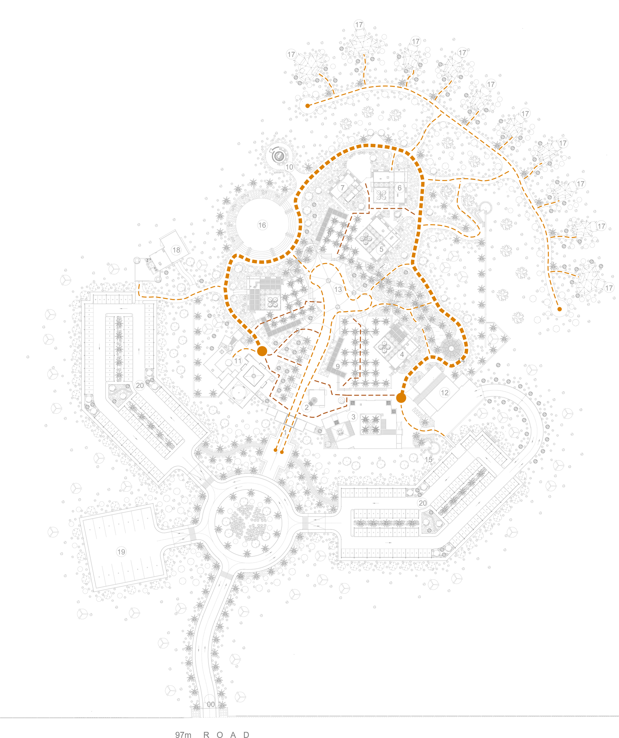 米斯克·阿尔·巴达耶尔度假胜地,沙漠营地丨阿联酋沙迦丨Wael AlMasri Planners & Architects-27