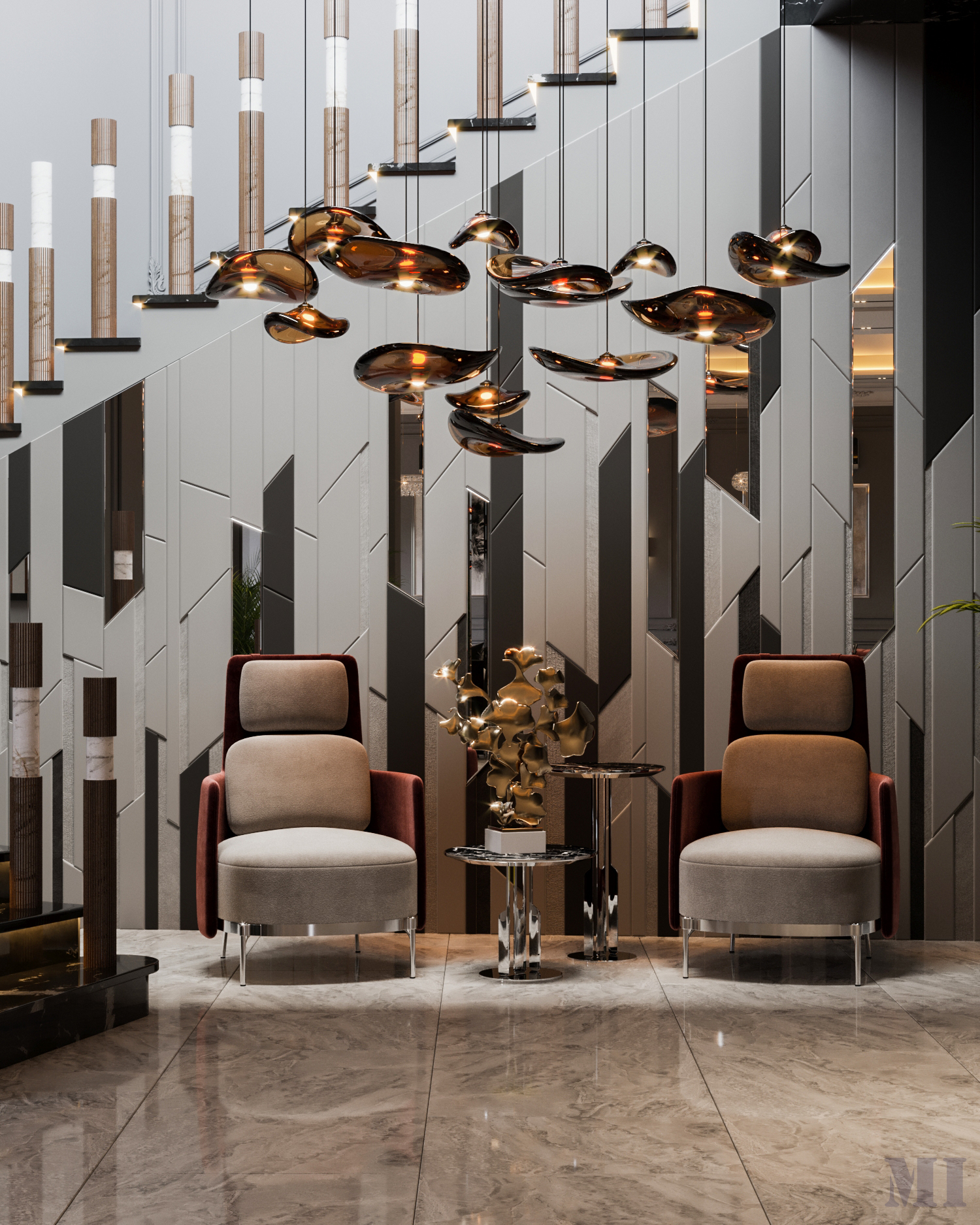 豪华黑暗别墅丨Mohamad İssa-18