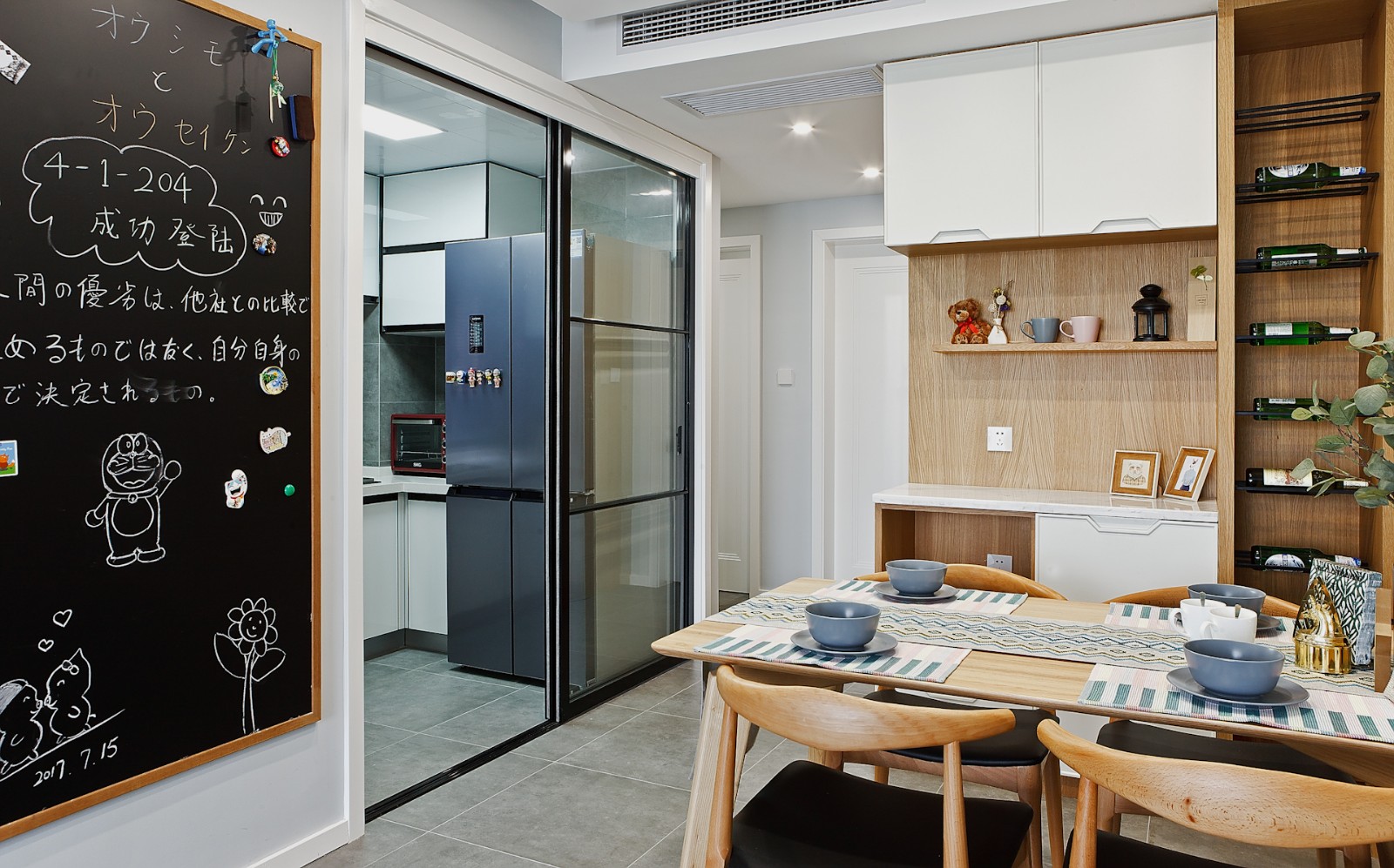 空间摄影作品分享 家装实景 申花郡 北欧风-10