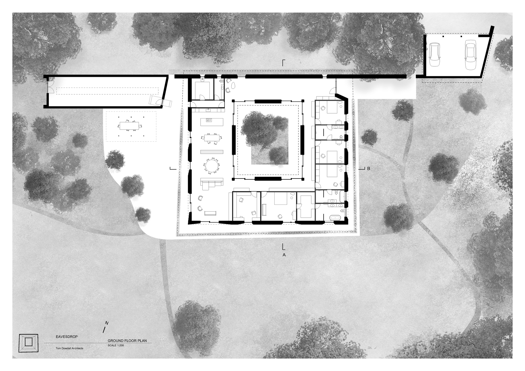 偷听屋丨英国丨Tom Dowdall Architects-16