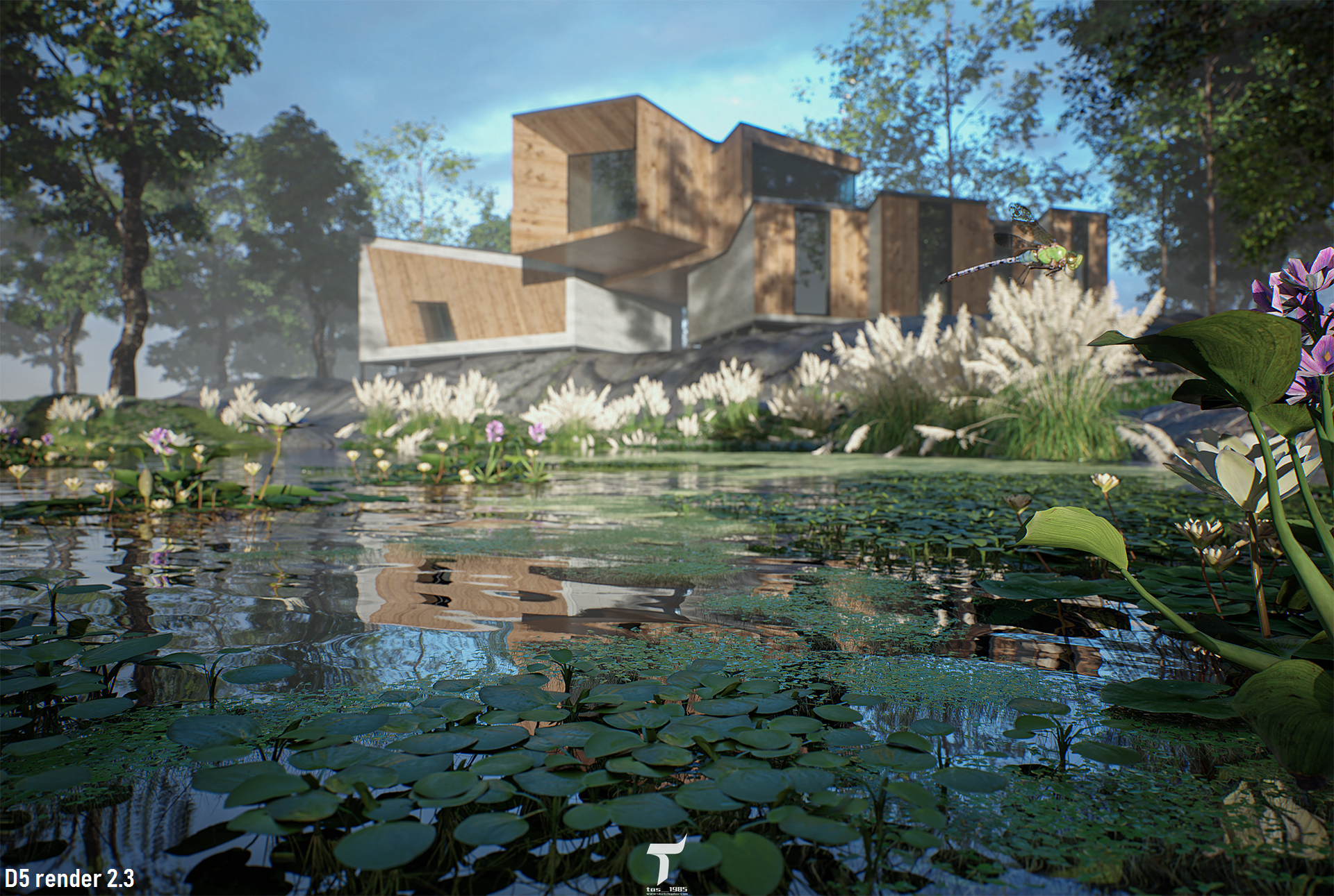 D5渲染器近期室外建筑表现图-16