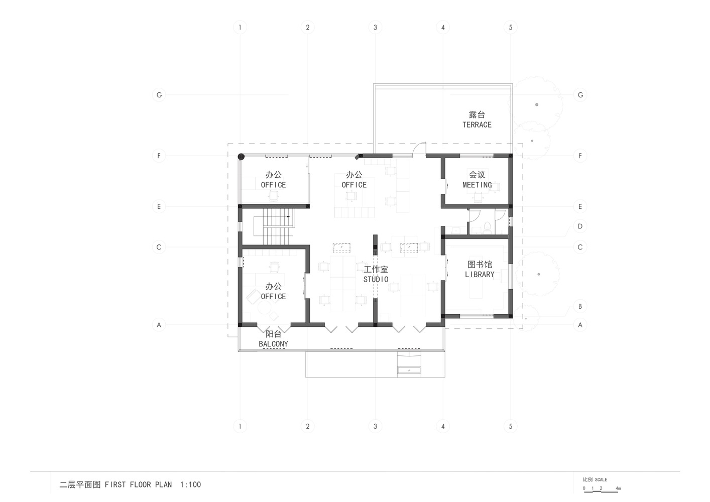 五原路工作室 · 融入自然的都市创意空间-40