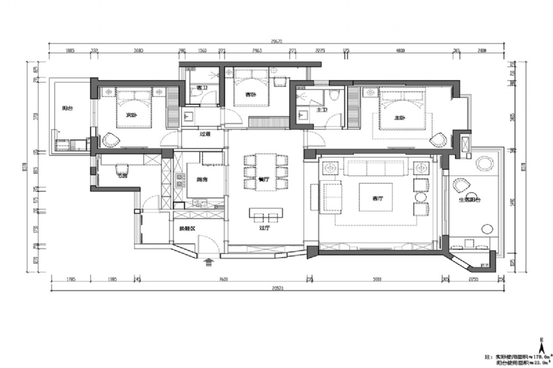 观域设计—龙宝花园【李宅】-13