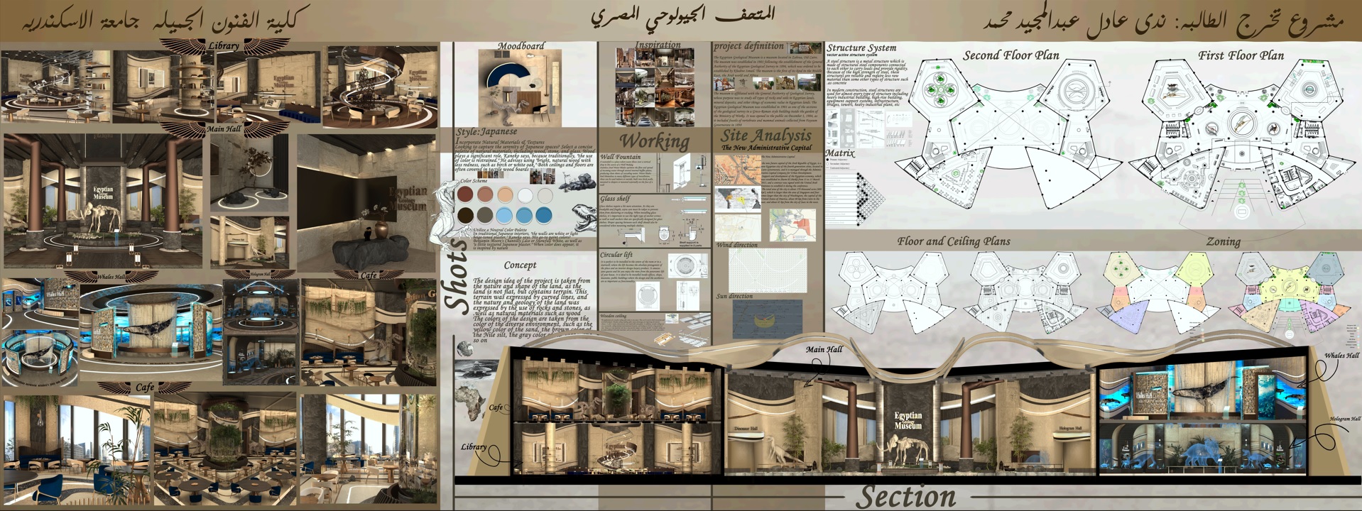 埃及地质博物馆室内设计毕业项目-6