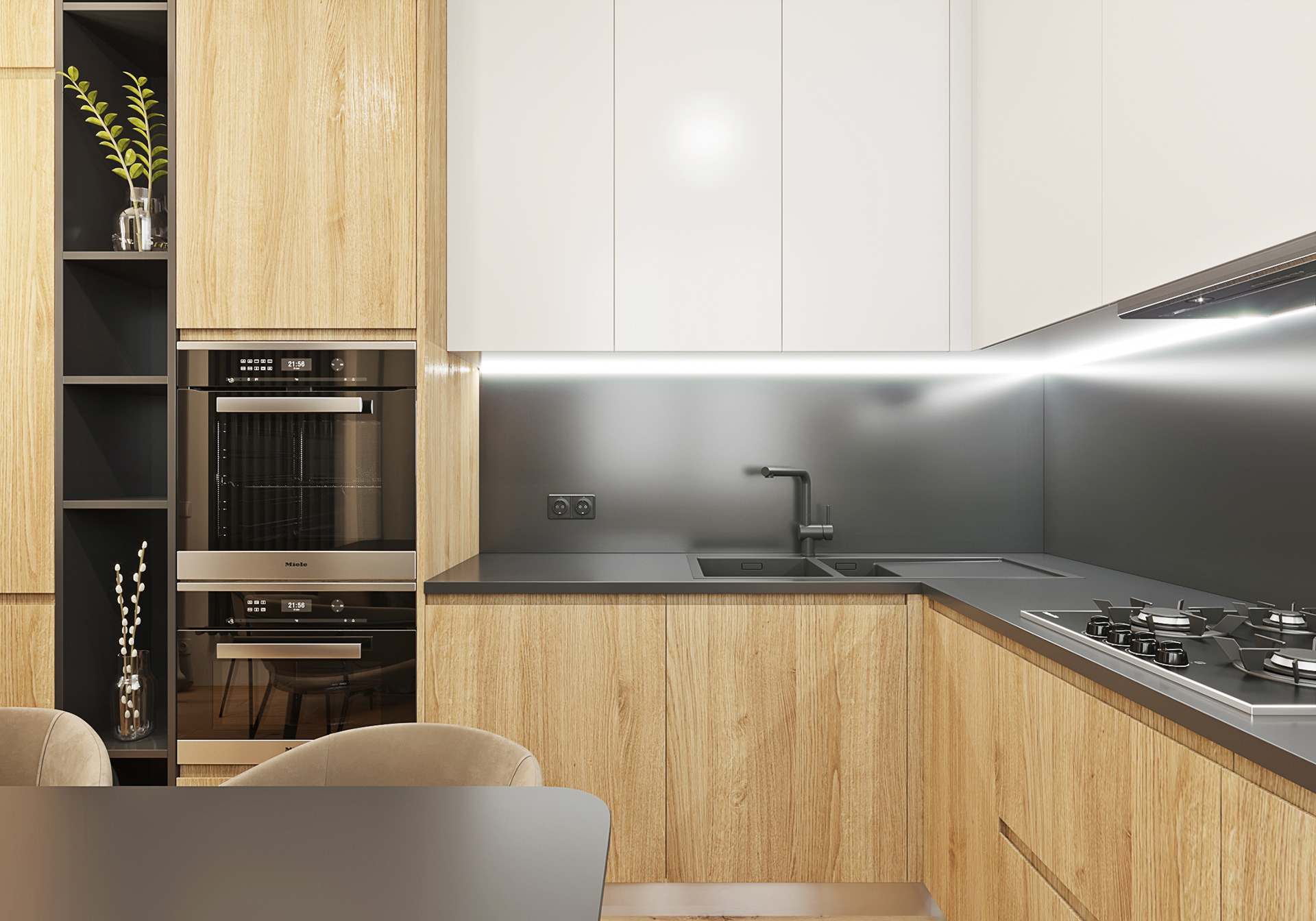 Open Space Apartment 室内设计丨乌克兰丨PikulDesign-15