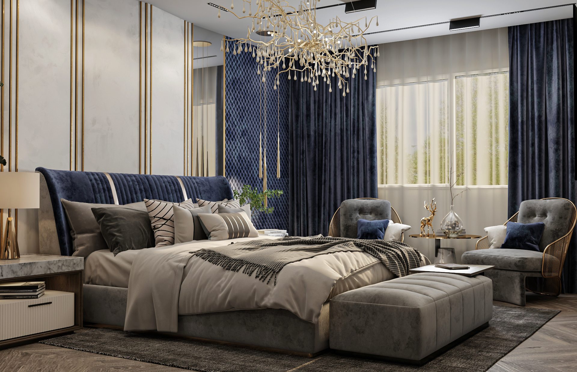 豪华主卧套房丨E V E N T O designs-4