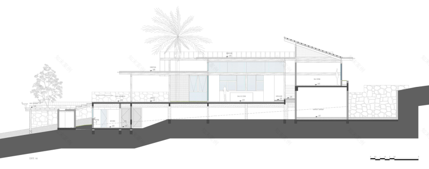巴西 Ibiuna House 自然融入的现代设计-26