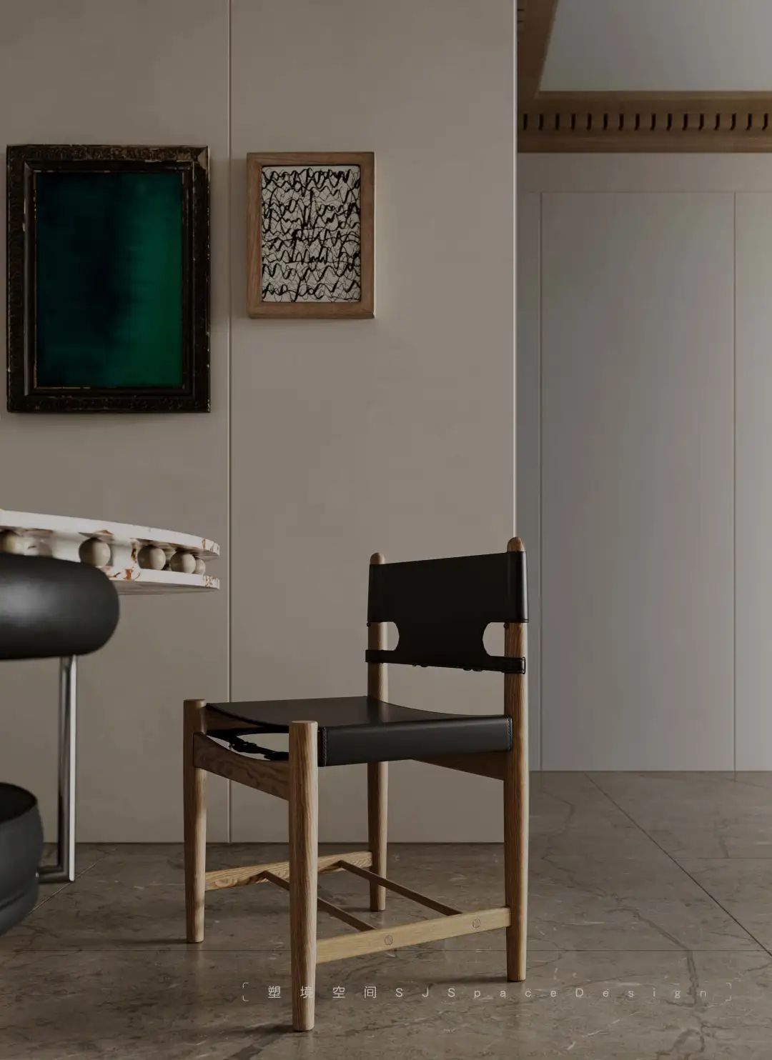 宝格丽大理石与原木的简约诗意空间丨塑境空间设计工程有限公司-32