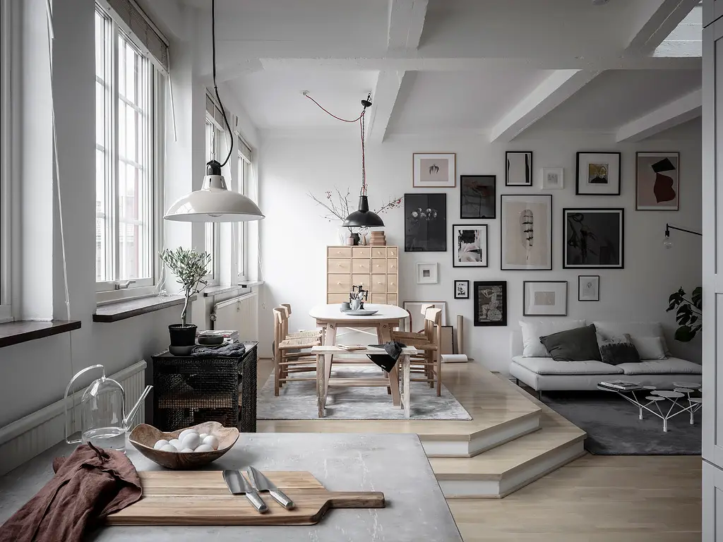 工业风三层 loft 公寓，独特设计令人惊艳-1