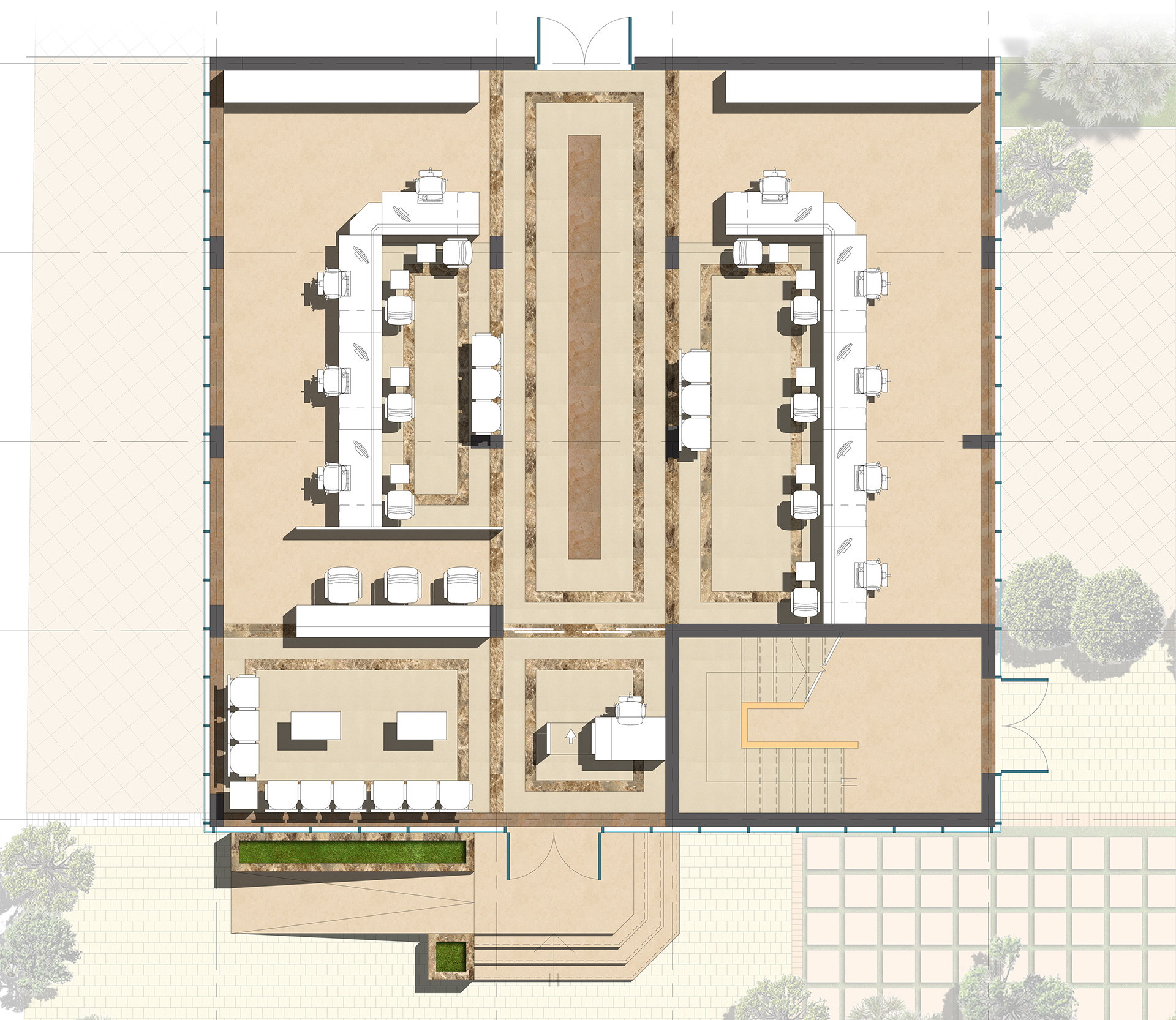 Reception Interior - Agial International School-7