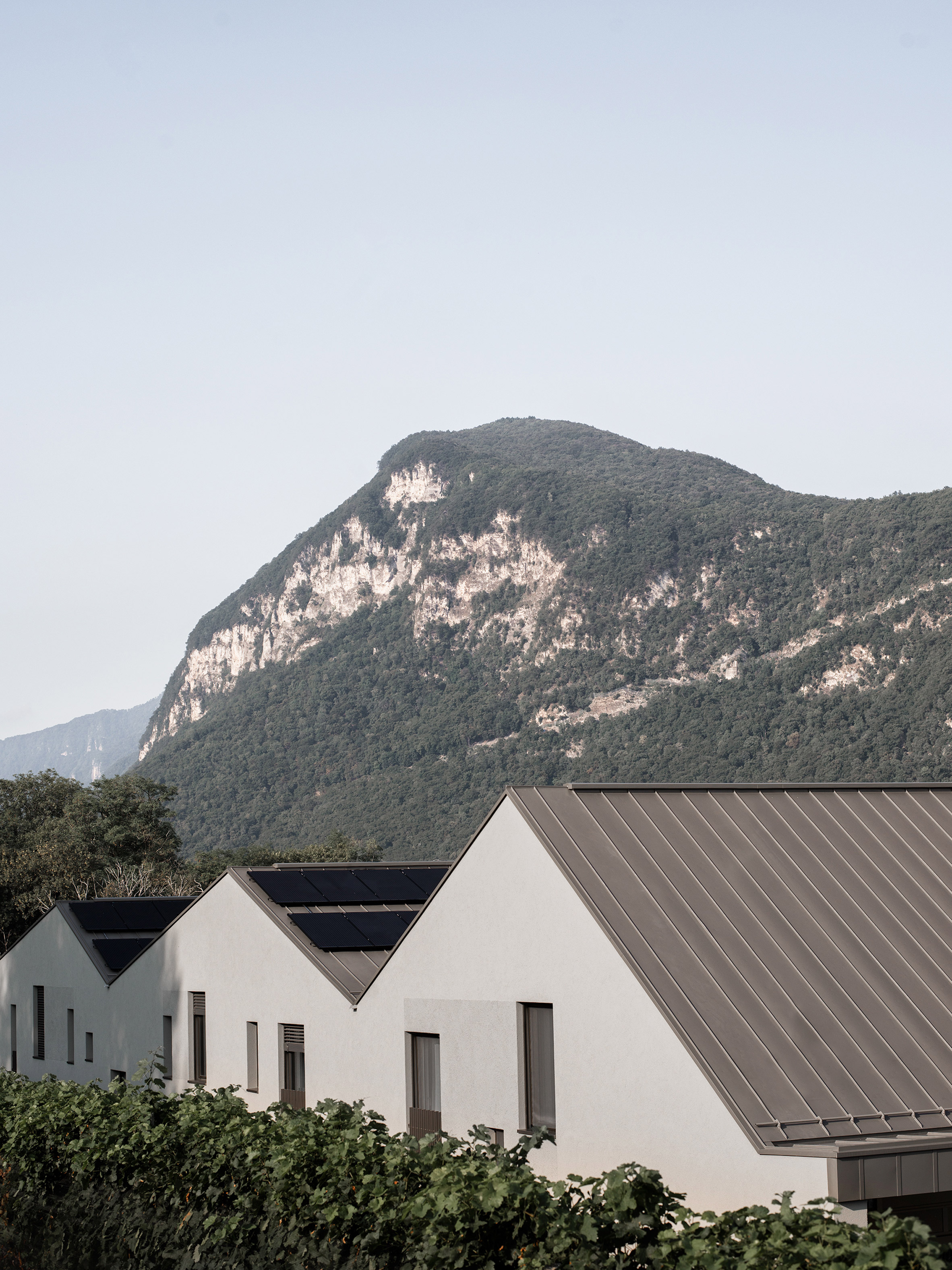 Swiss housing takes cues from mountainous landscape with zig-zag roof-8