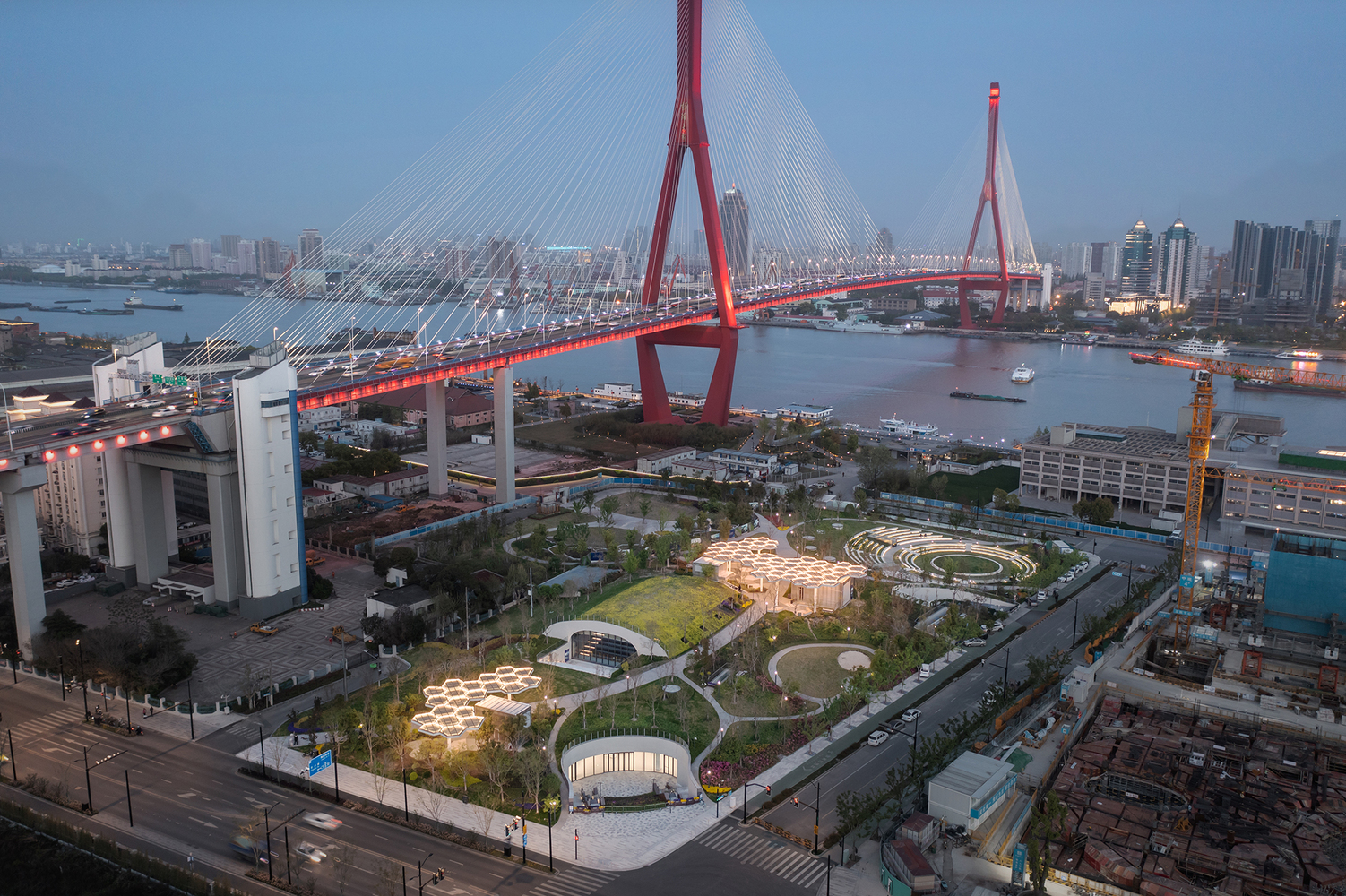 Yangpu Bridge 公共空间与环境整合项目（一期）-0