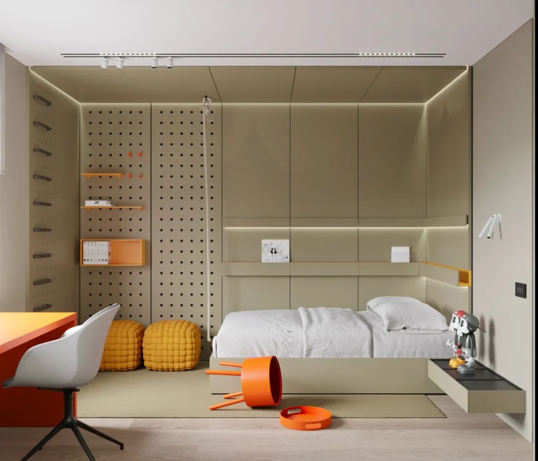 巴塞罗那现代轻法式住宅丨西班牙巴塞罗那丨Alex Tolkachev-73