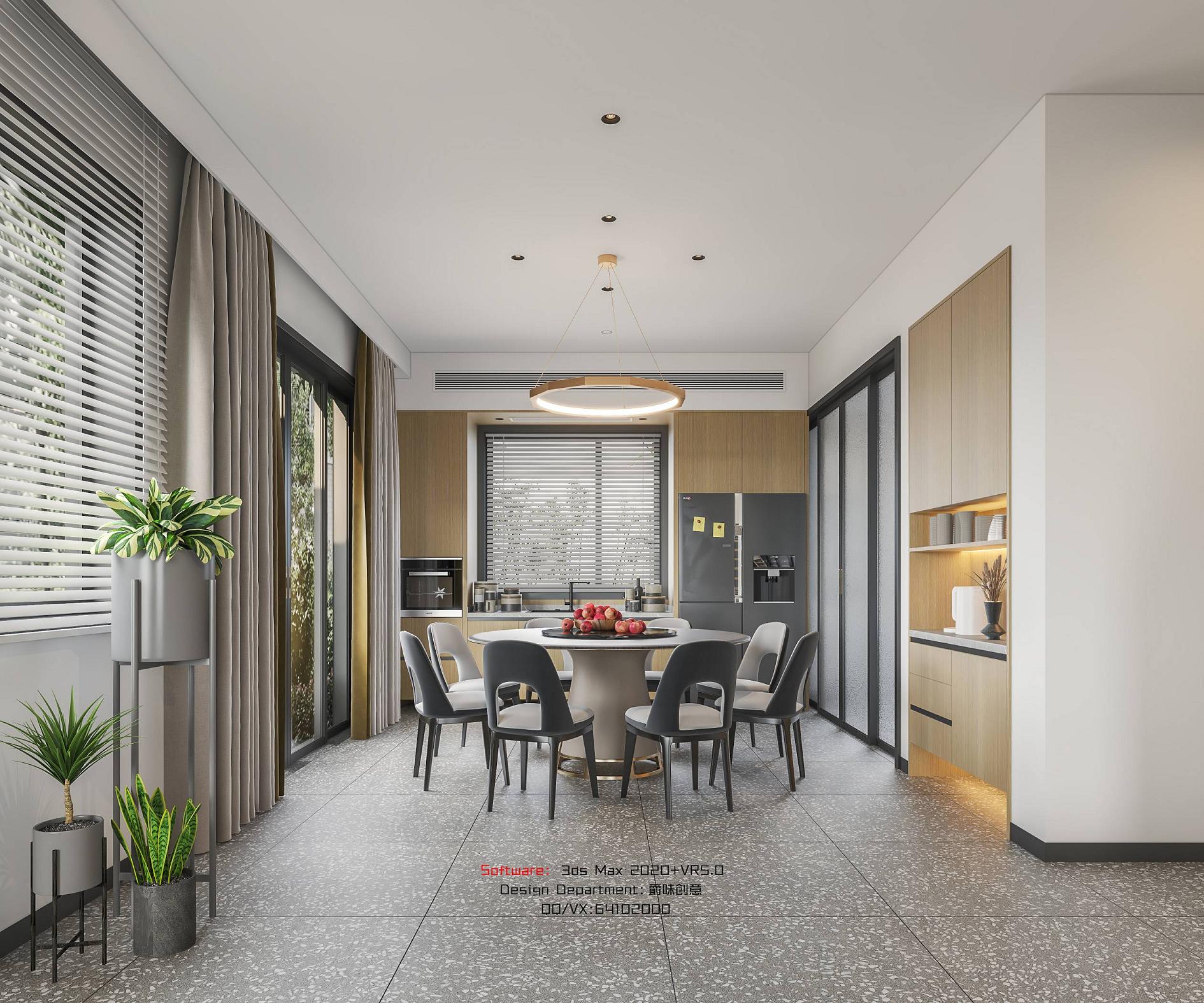 现代都市家居的 3D 视觉盛宴-6